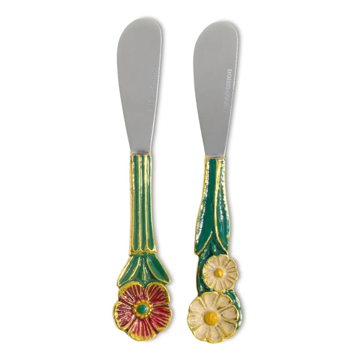 Doing Goods - Posy Butter Knife - 2er Set | Grün