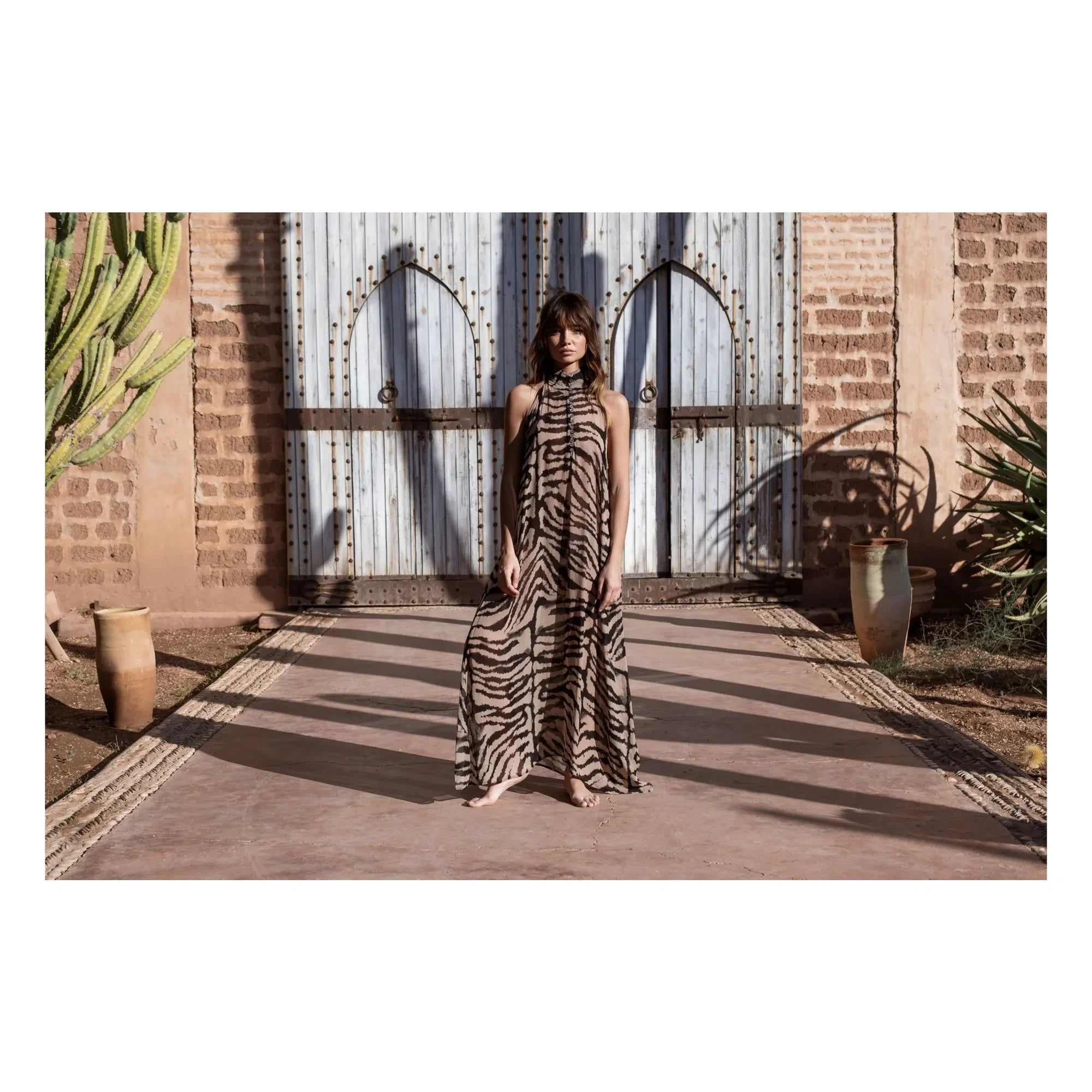 Maison Saint Julien - Mosambik Kleid | Braun