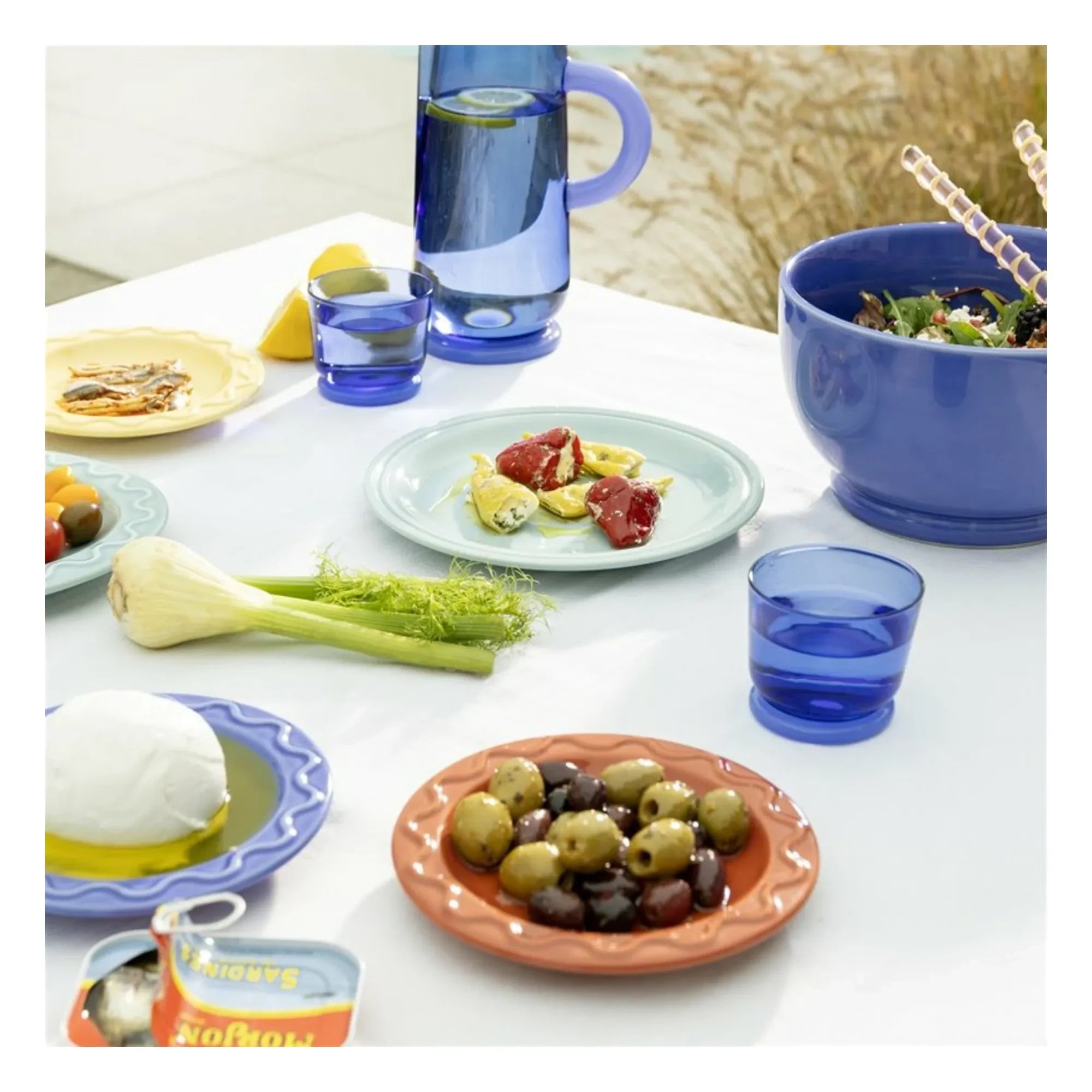&Klevering - Dew Gläser - 2er Set | Blau