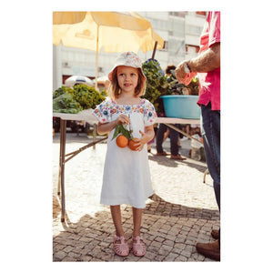 Louise Misha - Daya Kleid aus Bio-Baumwolle | Weiß