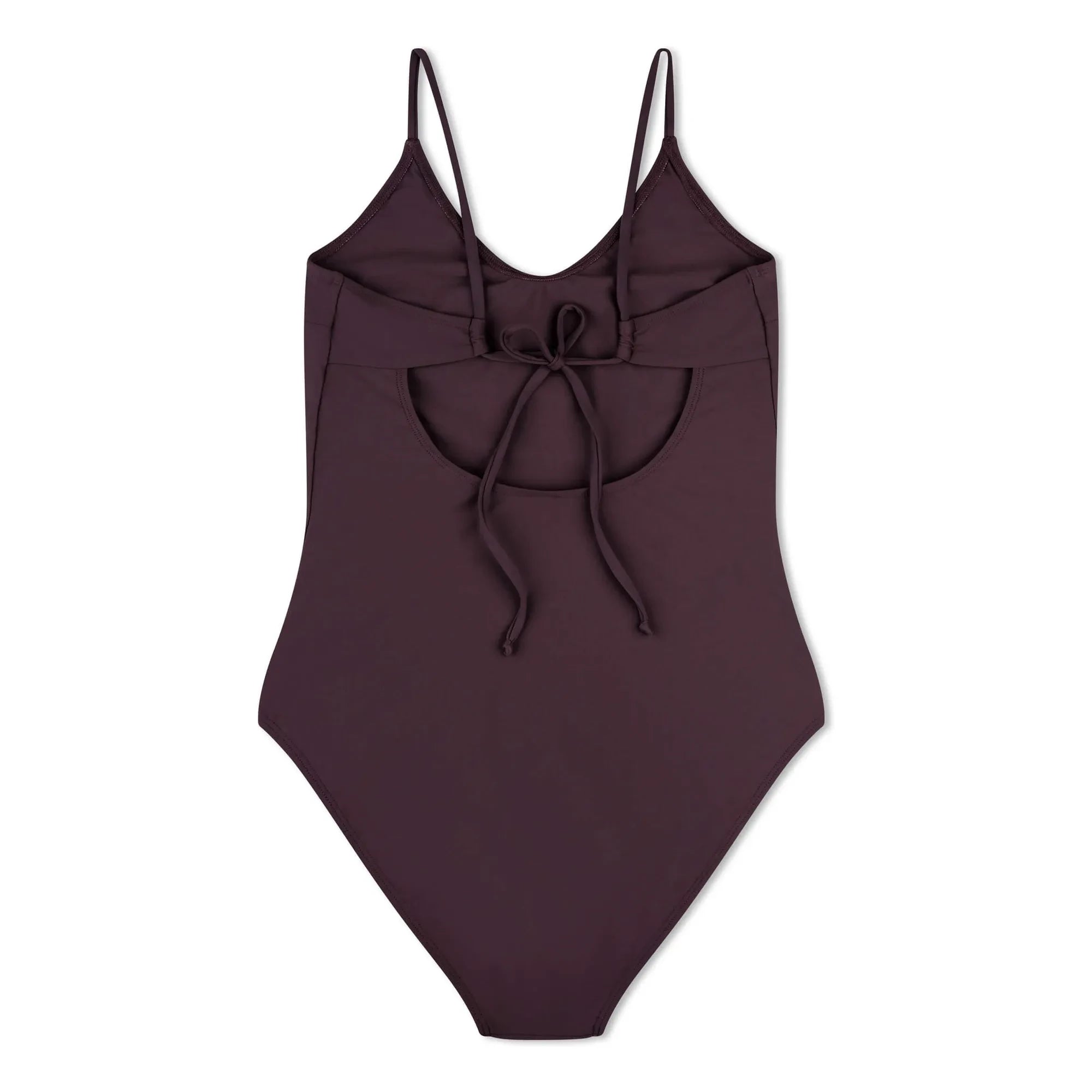 Matona - 1-teiliger V-Ausschnitt Jersey Recycelte Fasern | Aubergine