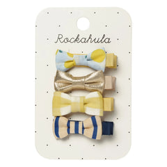 Rockahula Kids - 4er-Set Zitronen-Schleifen-Haarklammern | Gelb