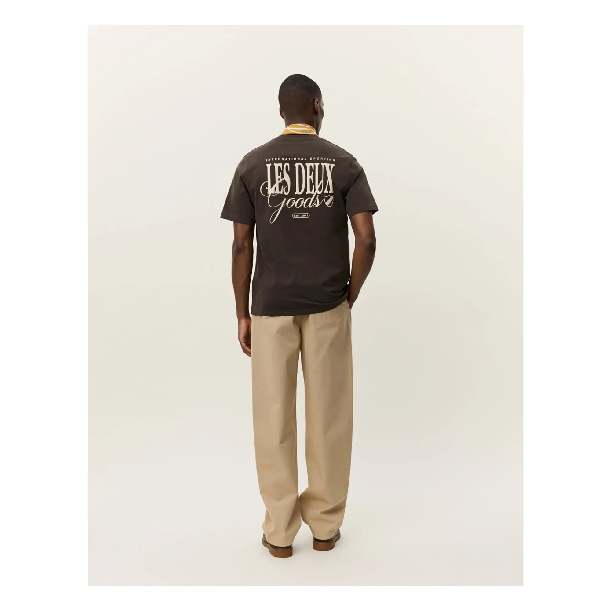 Les Deux - Goods T-Shirt | Braun