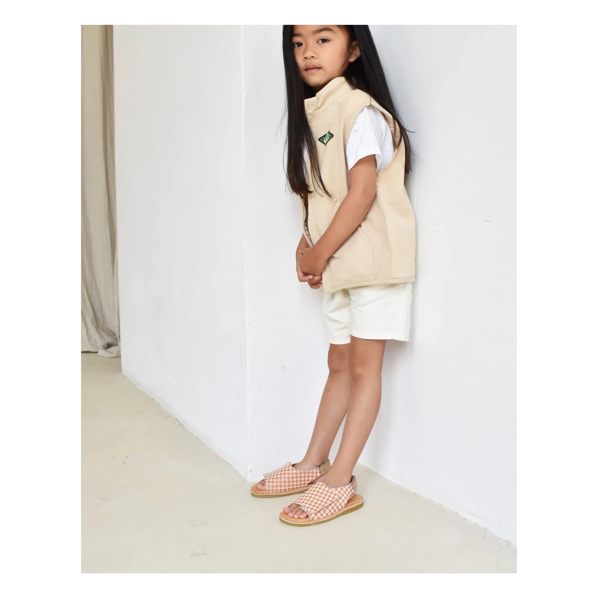 du Loua - Du Veda Geflieste Sandalen | Koralle