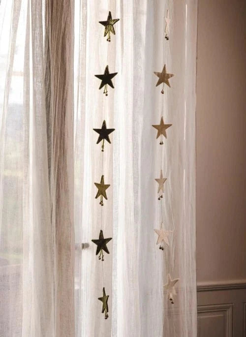 Muskhane - Filz "Shooting Stars" Girlande | Moss Green