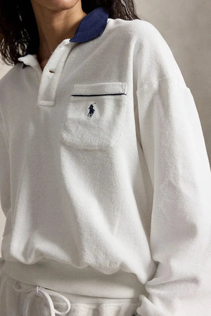 Polo Ralph Lauren kadın pamuklu sweatshirt LT WT COTTON TERRY-KNT-POLO