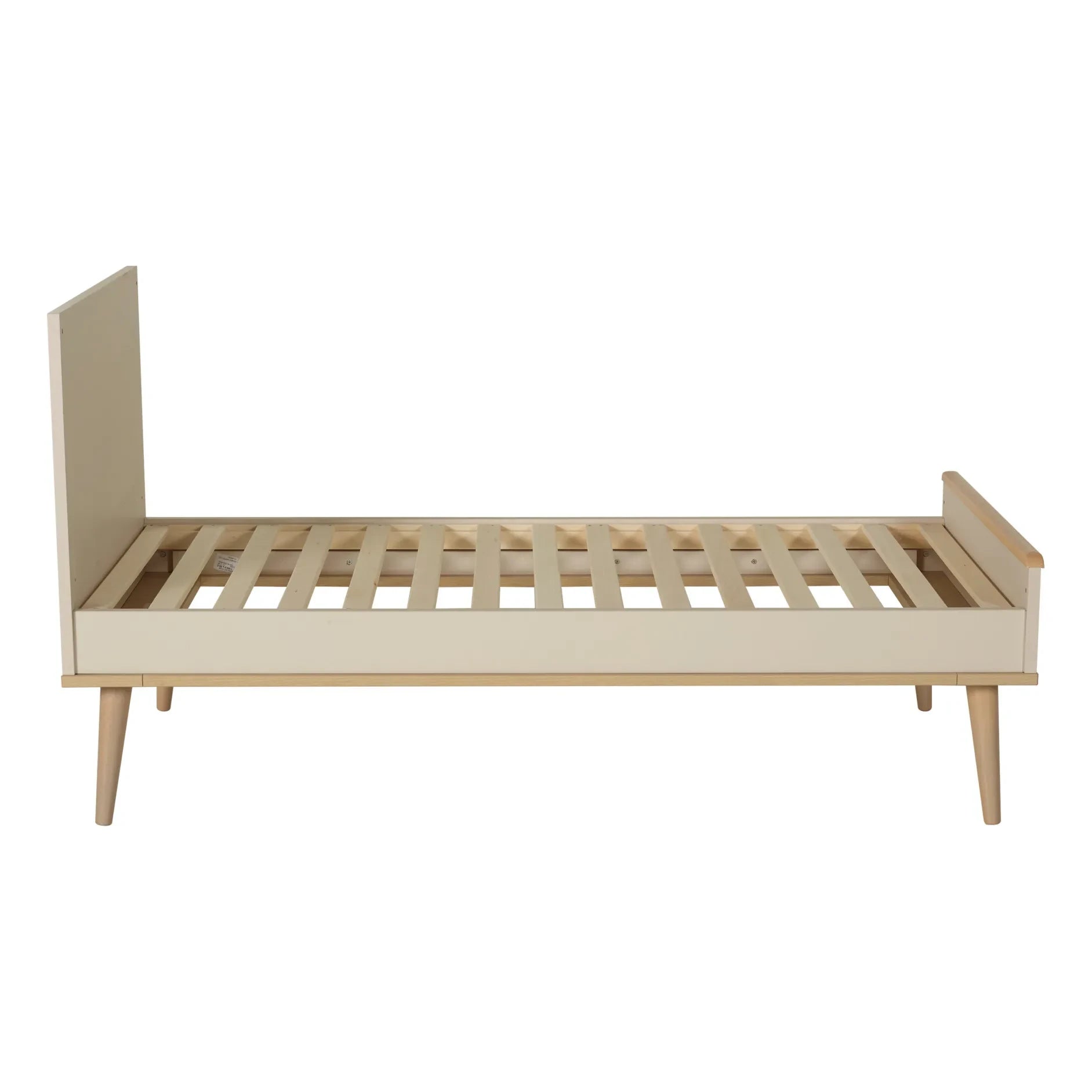 Quax - Flow Eiche Babybett 70 x 140 cm | Clay