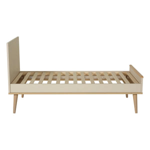 Quax - Flow Eiche Babybett 70 x 140 cm | Clay