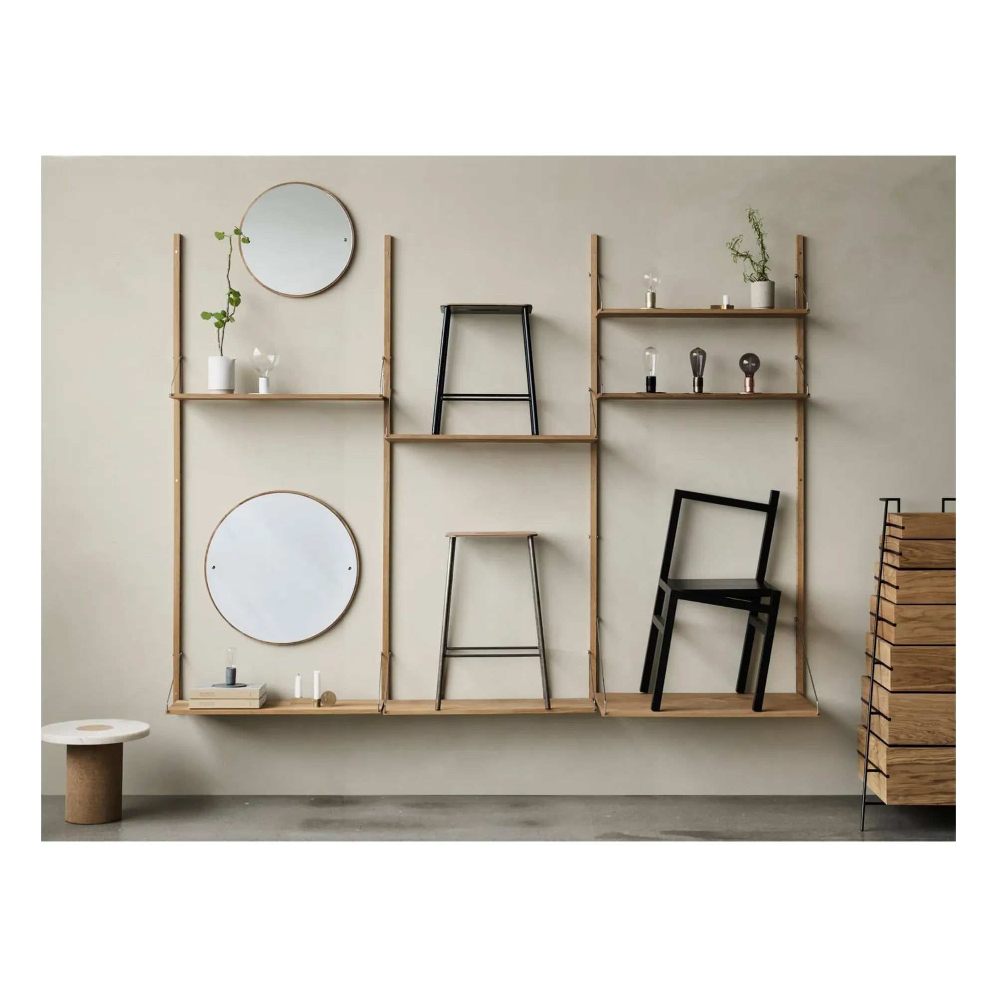 Frama - Runder CM1 Holzspiegel | Eiche