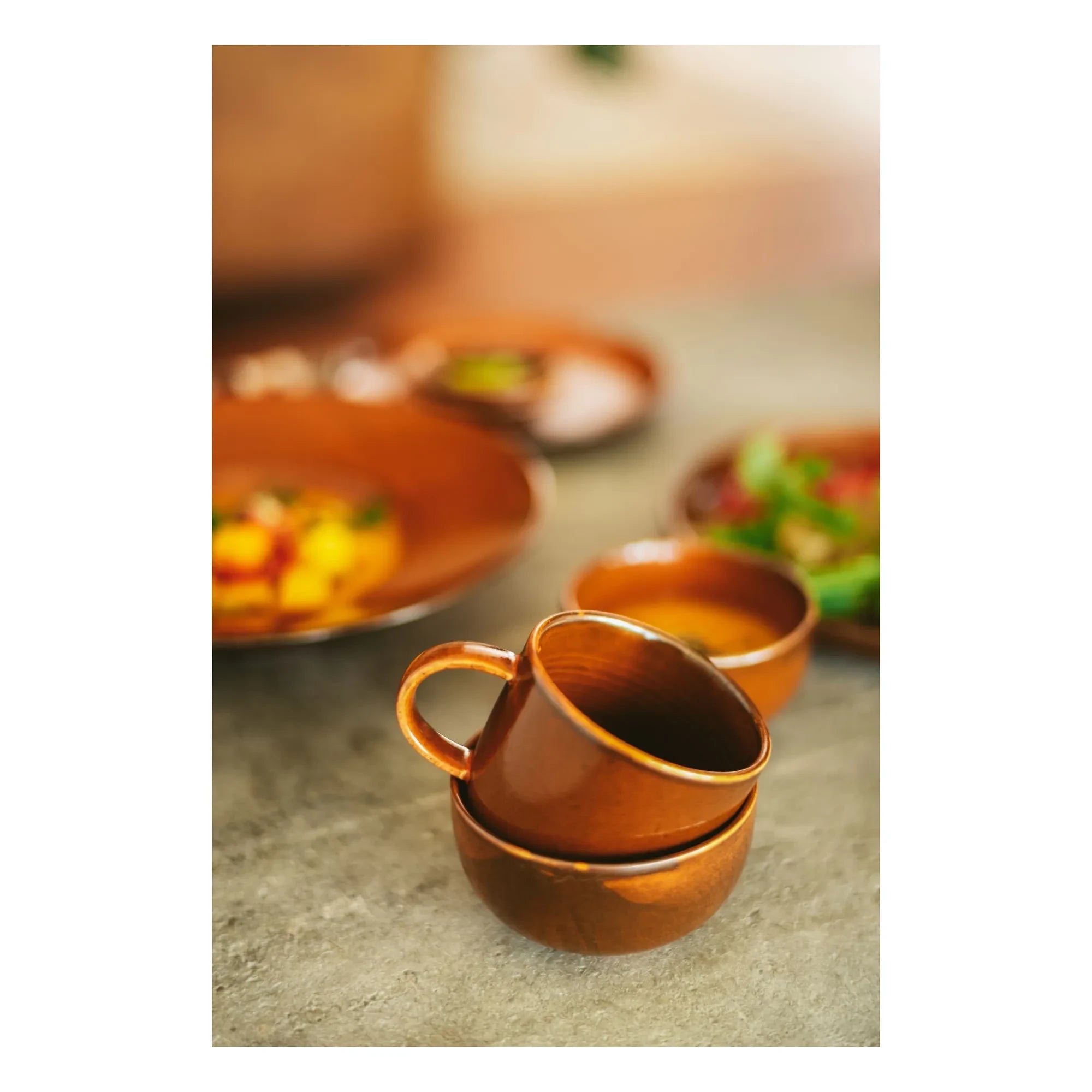 HKliving - Chef Keramiktasse | Terrakotta