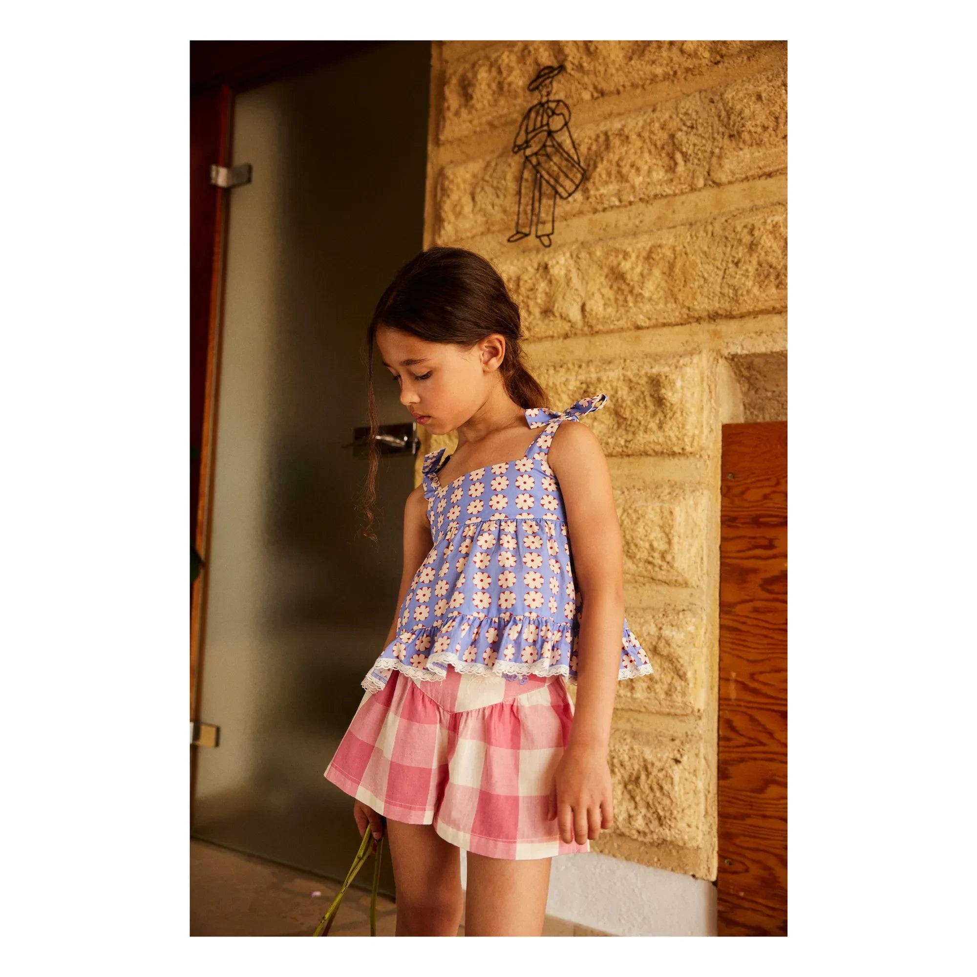 Hello Simone - Short Marlow Carreaux | Rosa