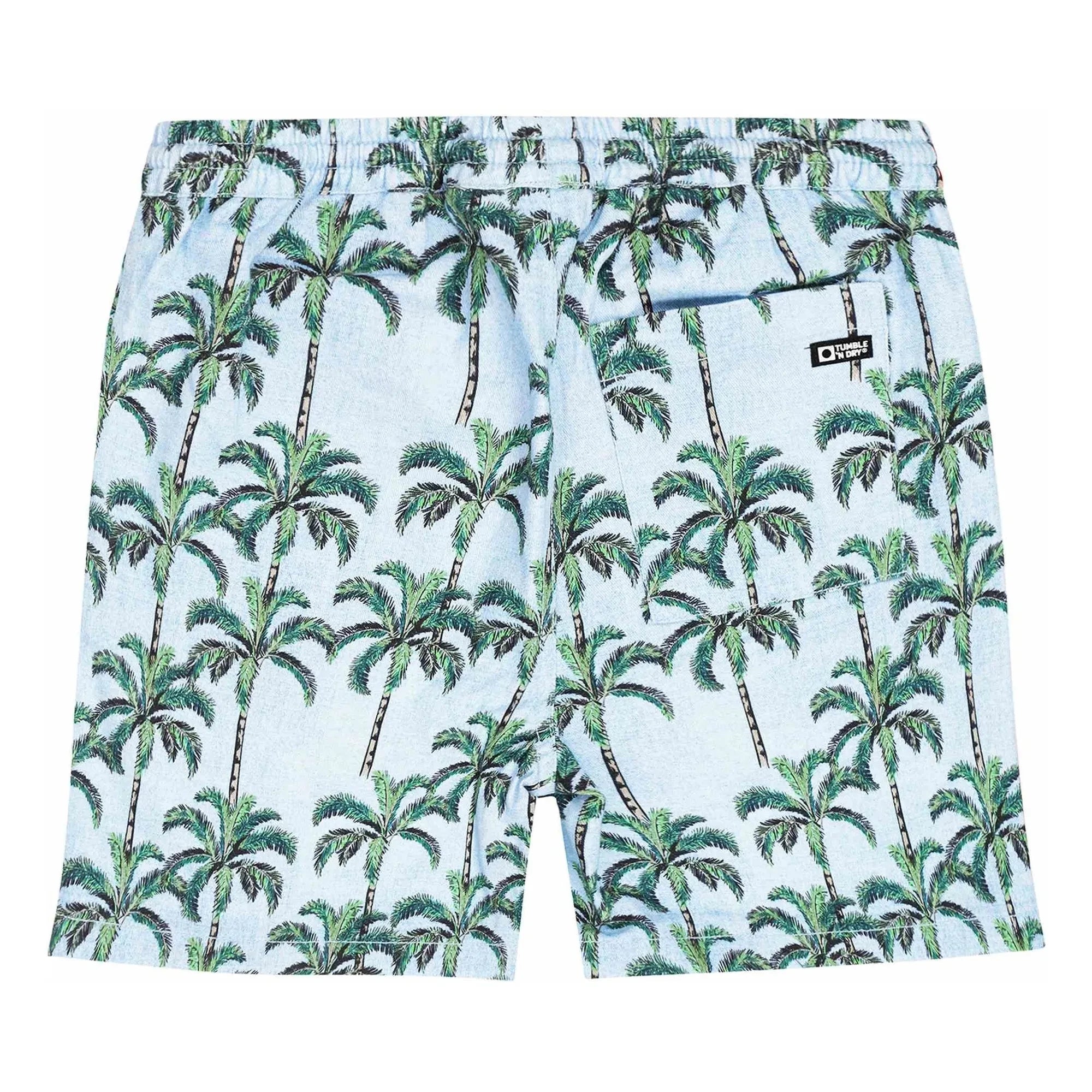 Tumble N'Dry – Melanesia Palm Shorts | Hellblau