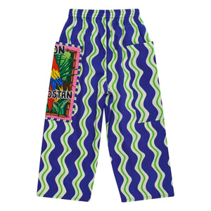 Maison Mangostan - Wave Hose Parrot | Dunkelblau