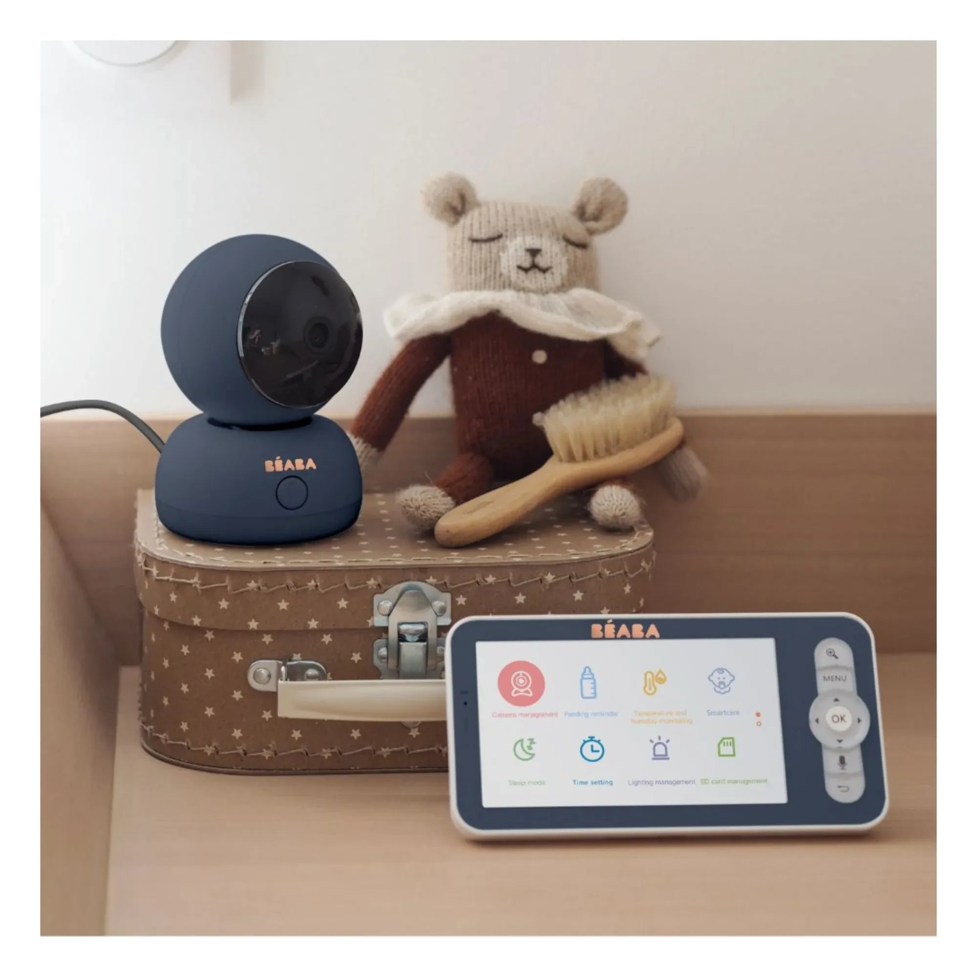 Béaba - Zen Premium Video-Babyphone | Nachtblau