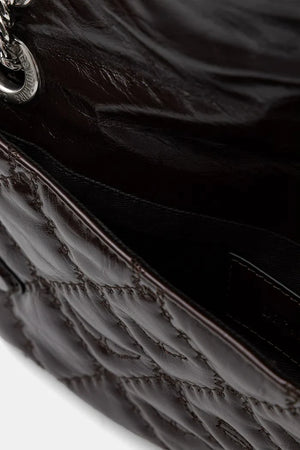 ZADIG&VOLTAIRE ROCK II VINTAGE MONOGRAM Deri Çanta