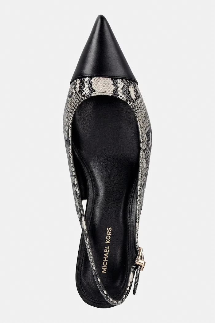 MICHAEL Michael Kors Amara Toe Cap Sling Pump deri ayakkabı