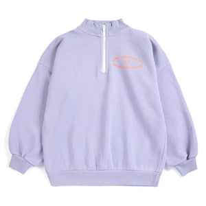 Bobo Choses - B.C. Organik Pamuklu Fermuarlı Sweatshirt | Lavanta