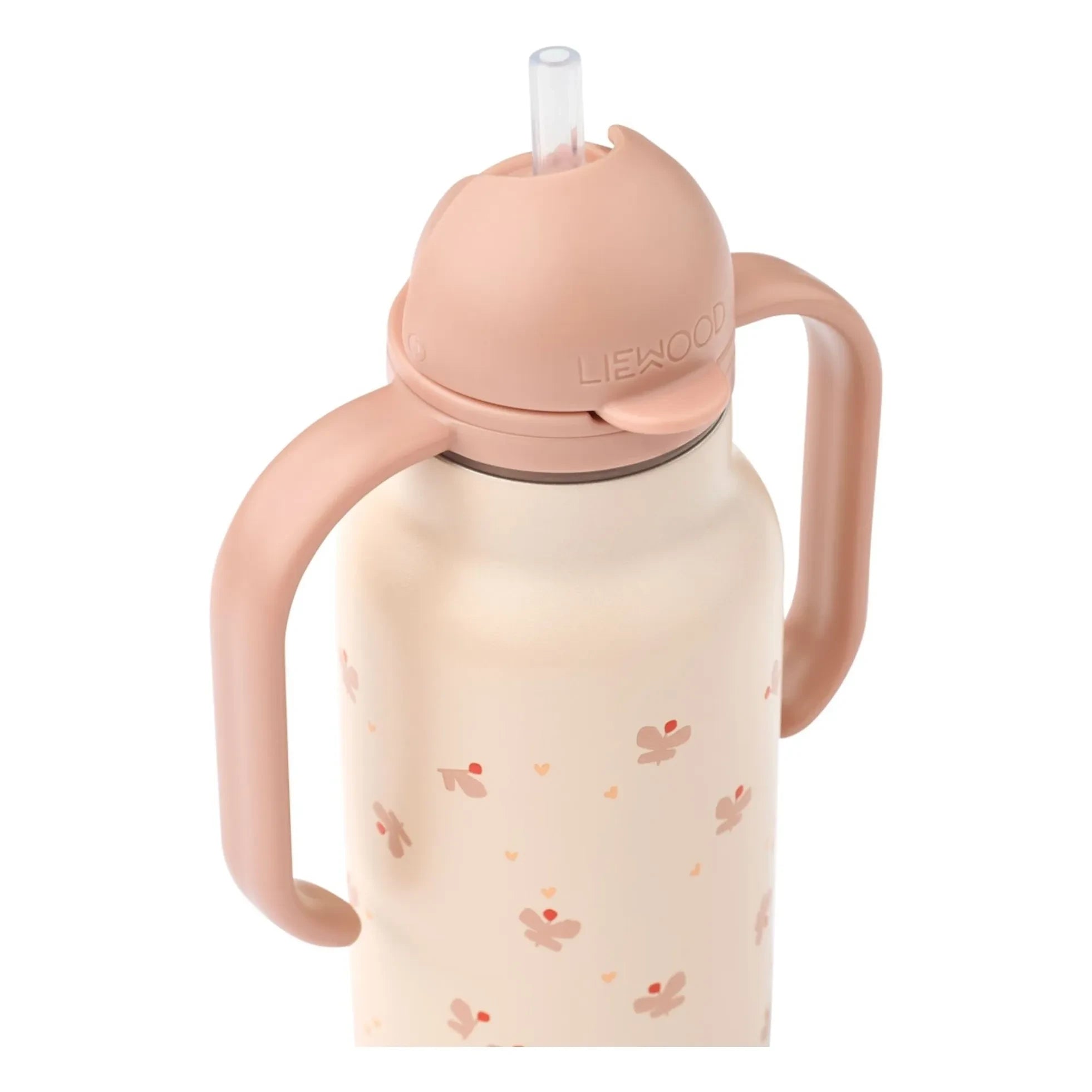 Liewood - Kimmie Edelstahl-Wasserflasche - 250 ml | Mini Butterfly/Apple Blossom