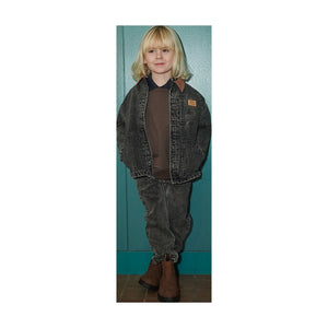 Copenhagen Colors - Jacke aus Bio-Baumwolle im Used-Denim-Look | Dunkelgrau