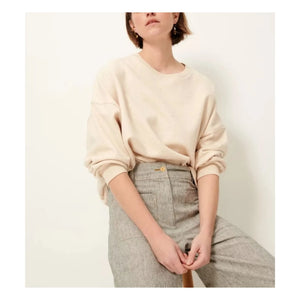 Sessùn – Oversize-Sweatshirt Chebbi | Ecru