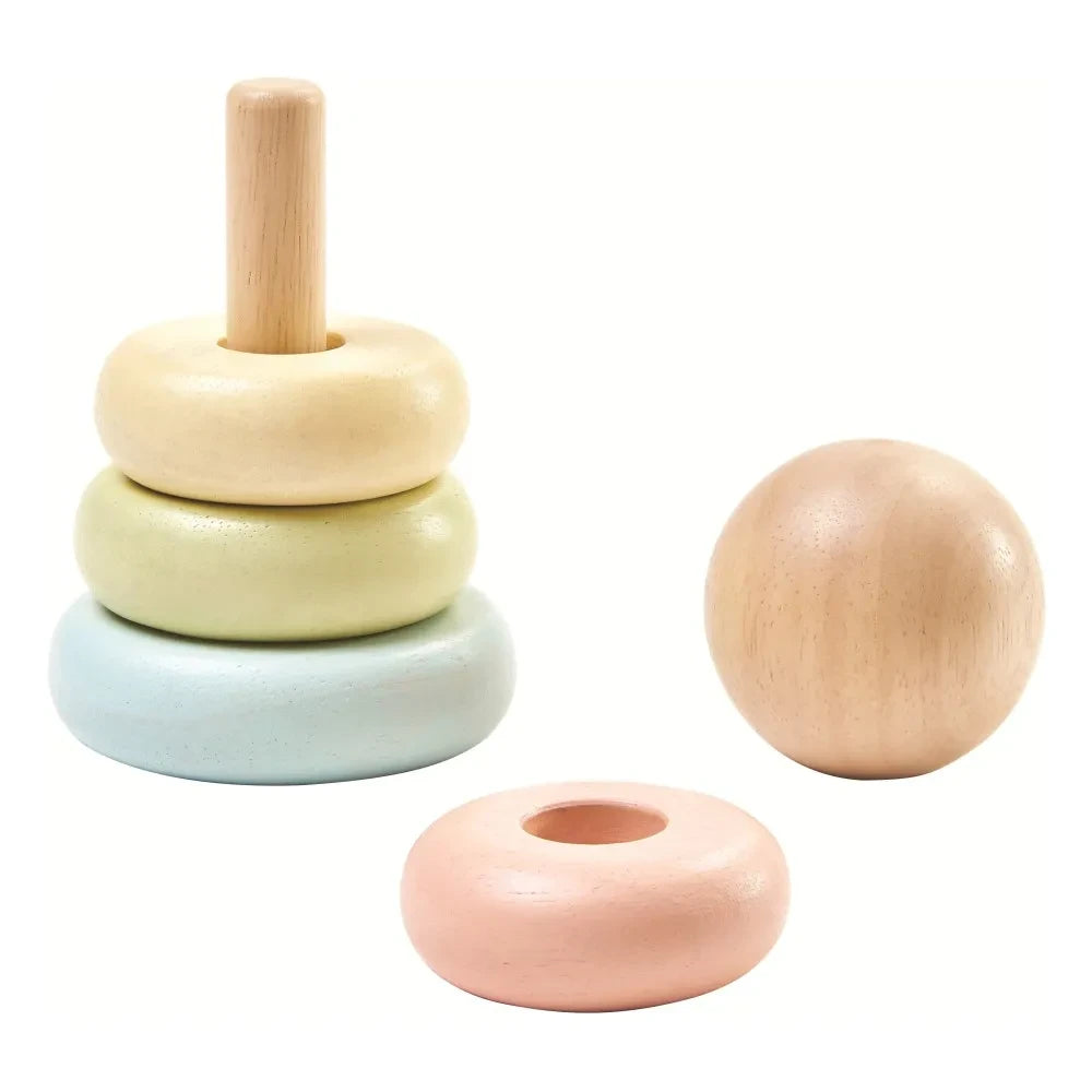 Plan Toys - Pastell-Stapelringe