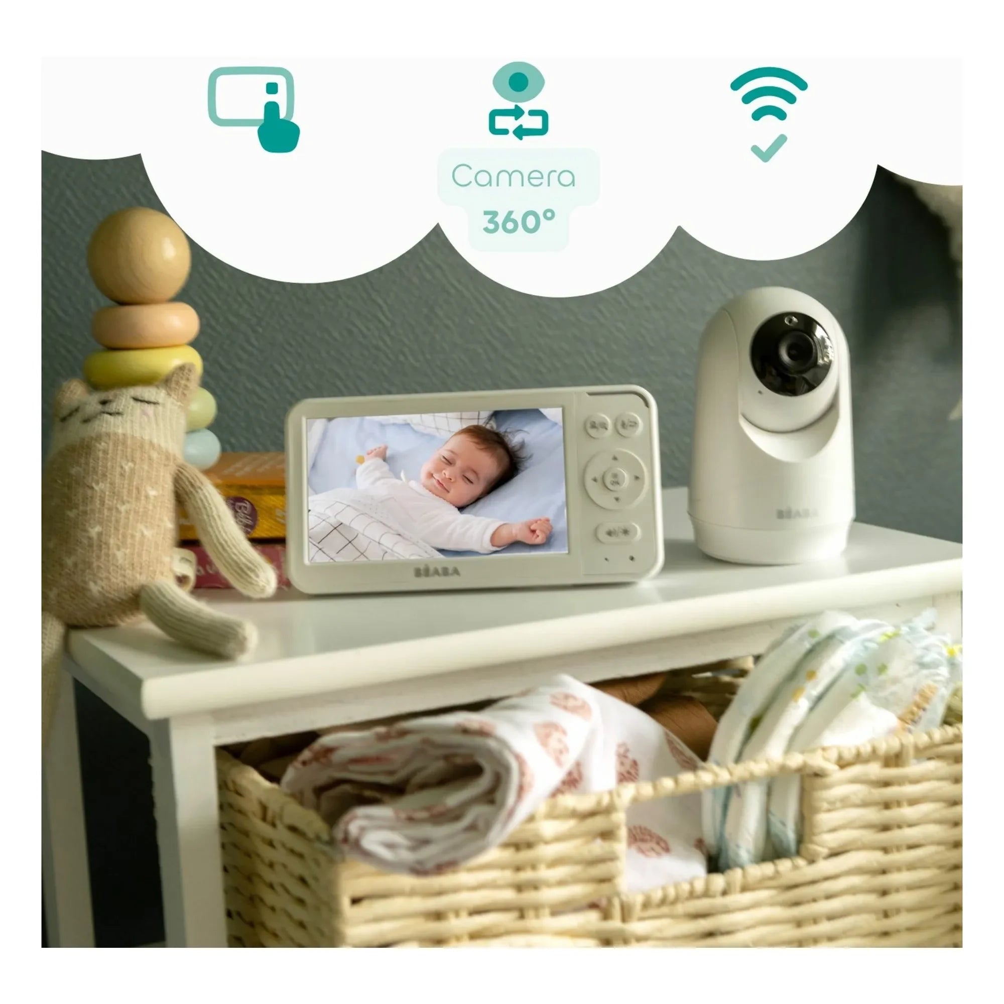 Béaba - Zen Babyphone +2 | Weiß
