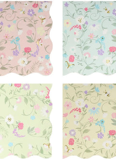 Meri Meri - Ladurée Papierservietten mit kleinem Blumenmuster - 16er-Set