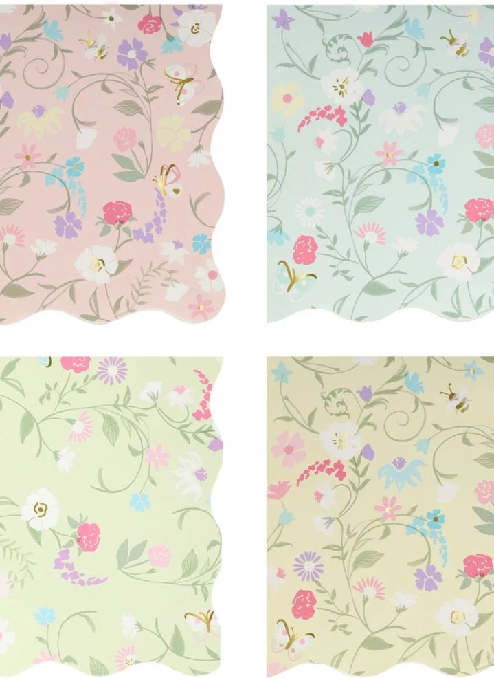 Meri Meri - Ladurée Papierservietten mit kleinem Blumenmuster - 16er-Set