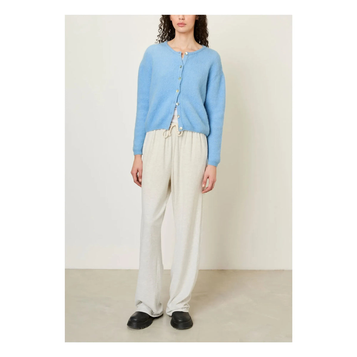 American Vintage - Vitow Alpaka- und Wollweste | Hellblau