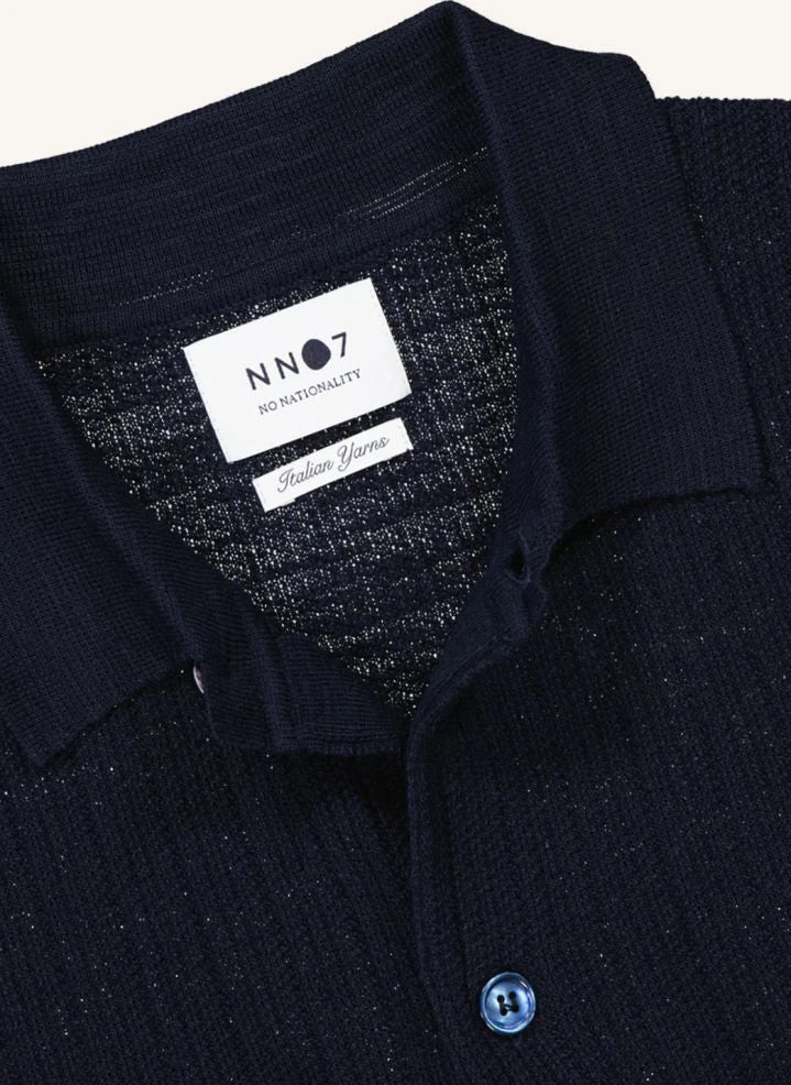 NN.07 - File Poloshirt Nolan 6577 | Marineblau