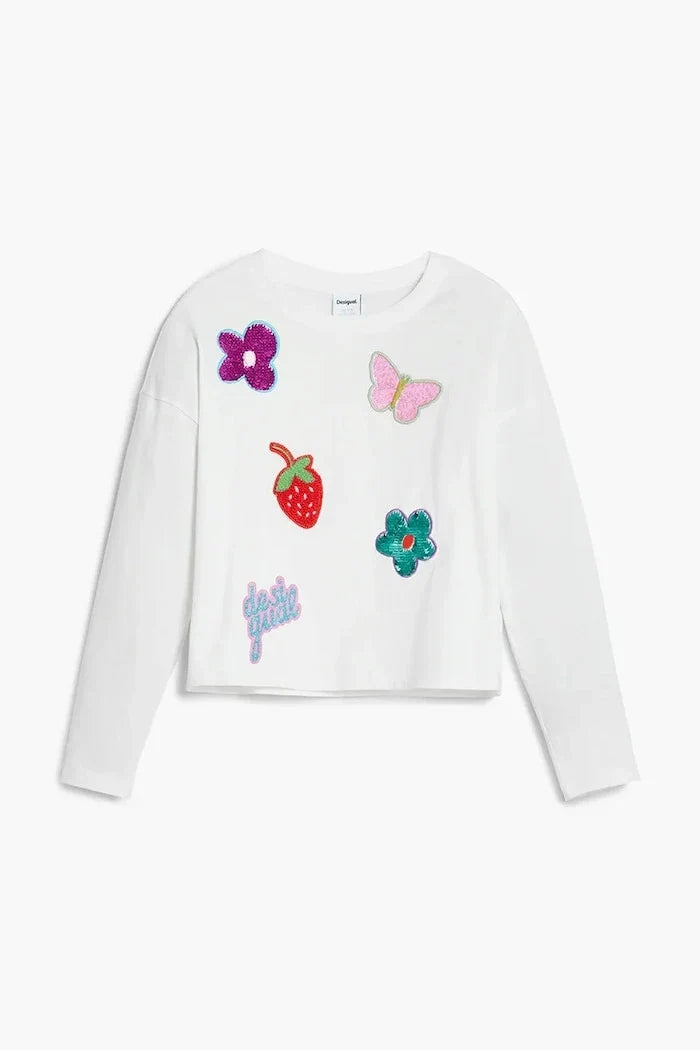 Desigual Uzun Kollu Çocuk Bluzu