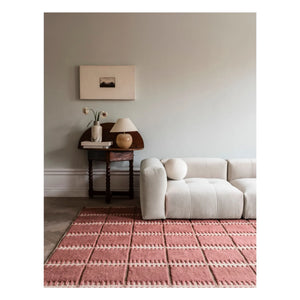 Layered - Wollteppich Lilly | Rosa