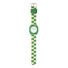 Mini Kyomo - Damier Summer Grass Uhr | Grün