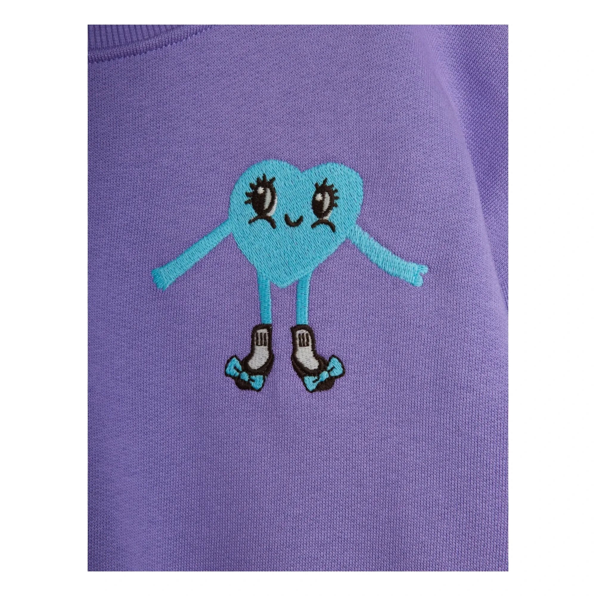 Mini Rodini - Sweat Heart Bio-Baumwolle | Lila