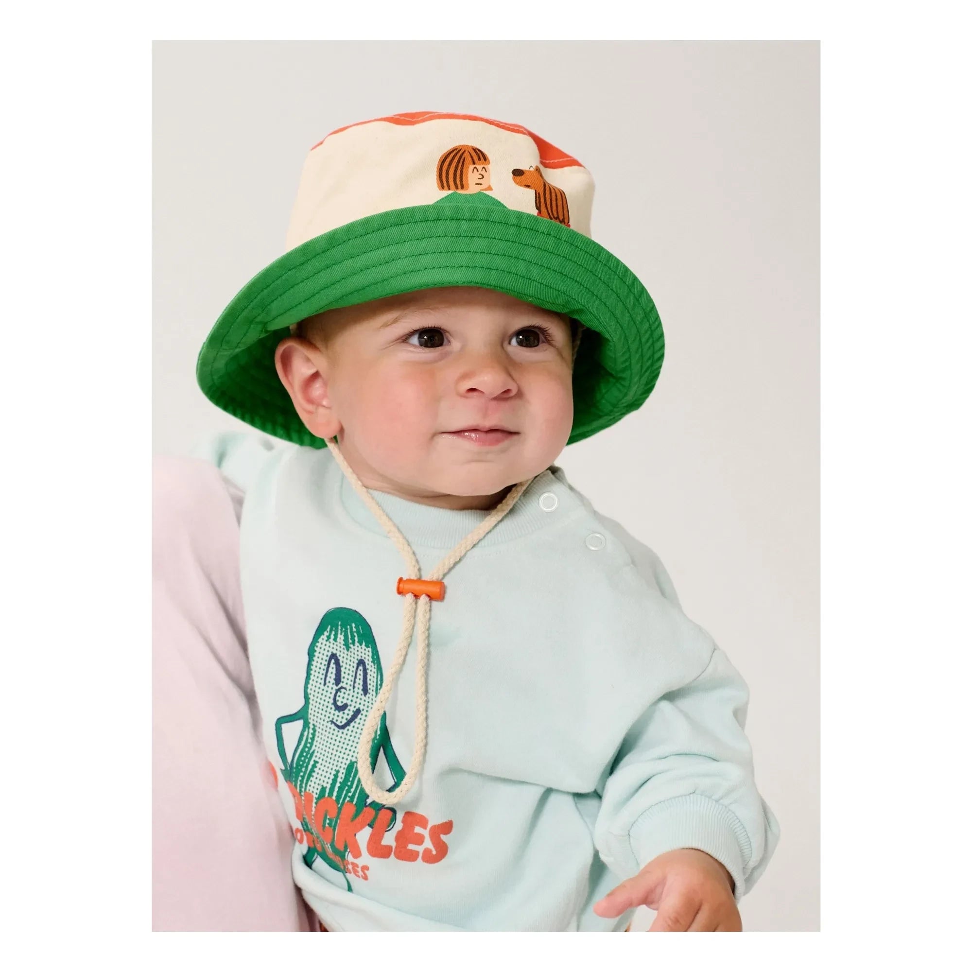 Bobo Choses – Mr. Pickles Bio-Baumwoll-Baby-Sweatshirt | Hellblau