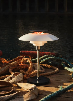 Louis Poulsen - PH 80 Tischlampe, Louis Poulsen | Chrom