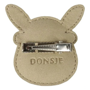Donsje - Stanzen Brosche Hase | Dunkelbraun