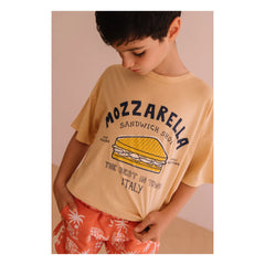 We Are Kids - Dylan Mozzarella Bio-Baumwoll-T-Shirt | Beige