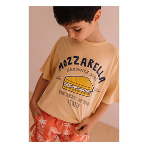 We Are Kids - Dylan Mozzarella Bio-Baumwoll-T-Shirt | Beige