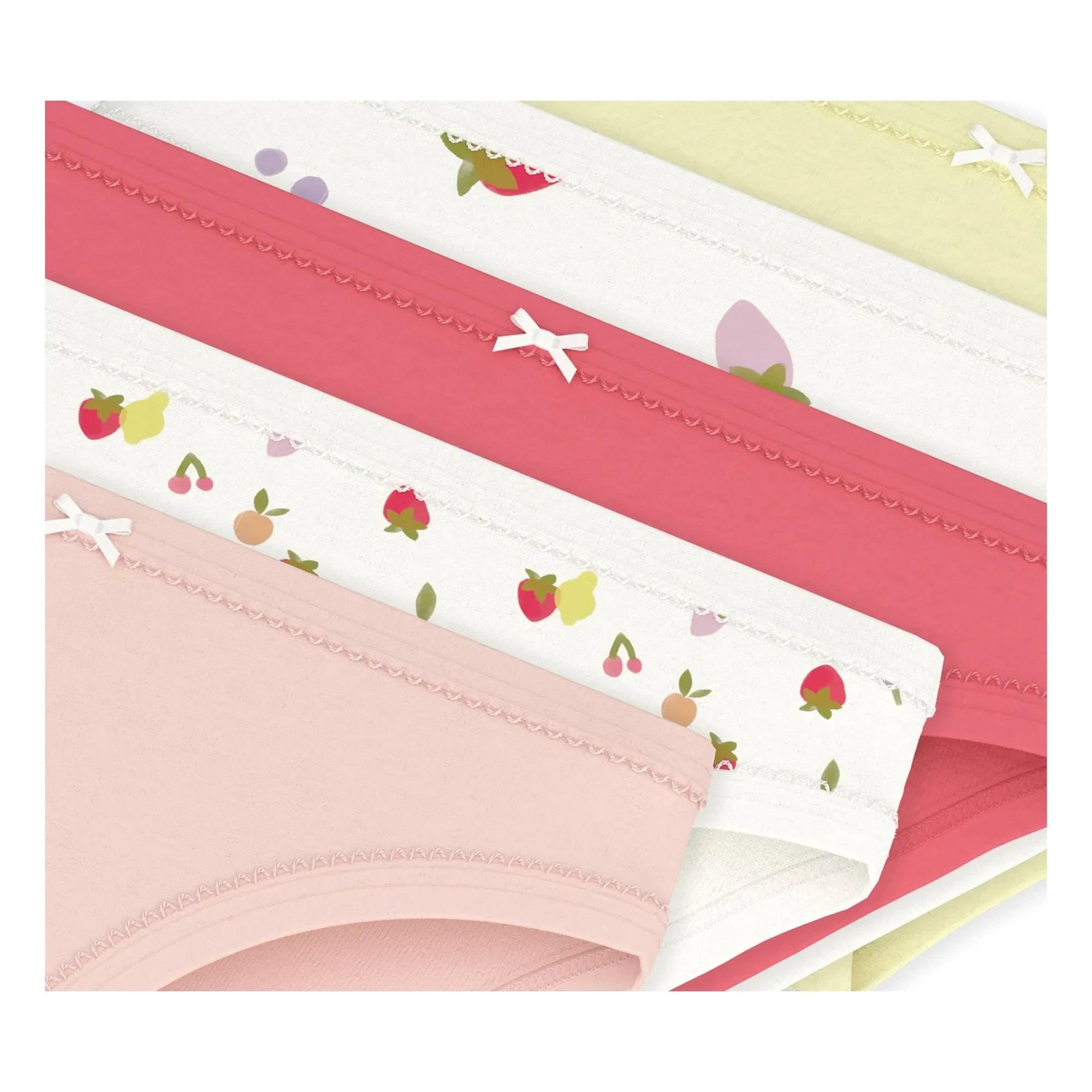 Petit Bateau - 5er-Pack Slips mit Früchten | Rosa