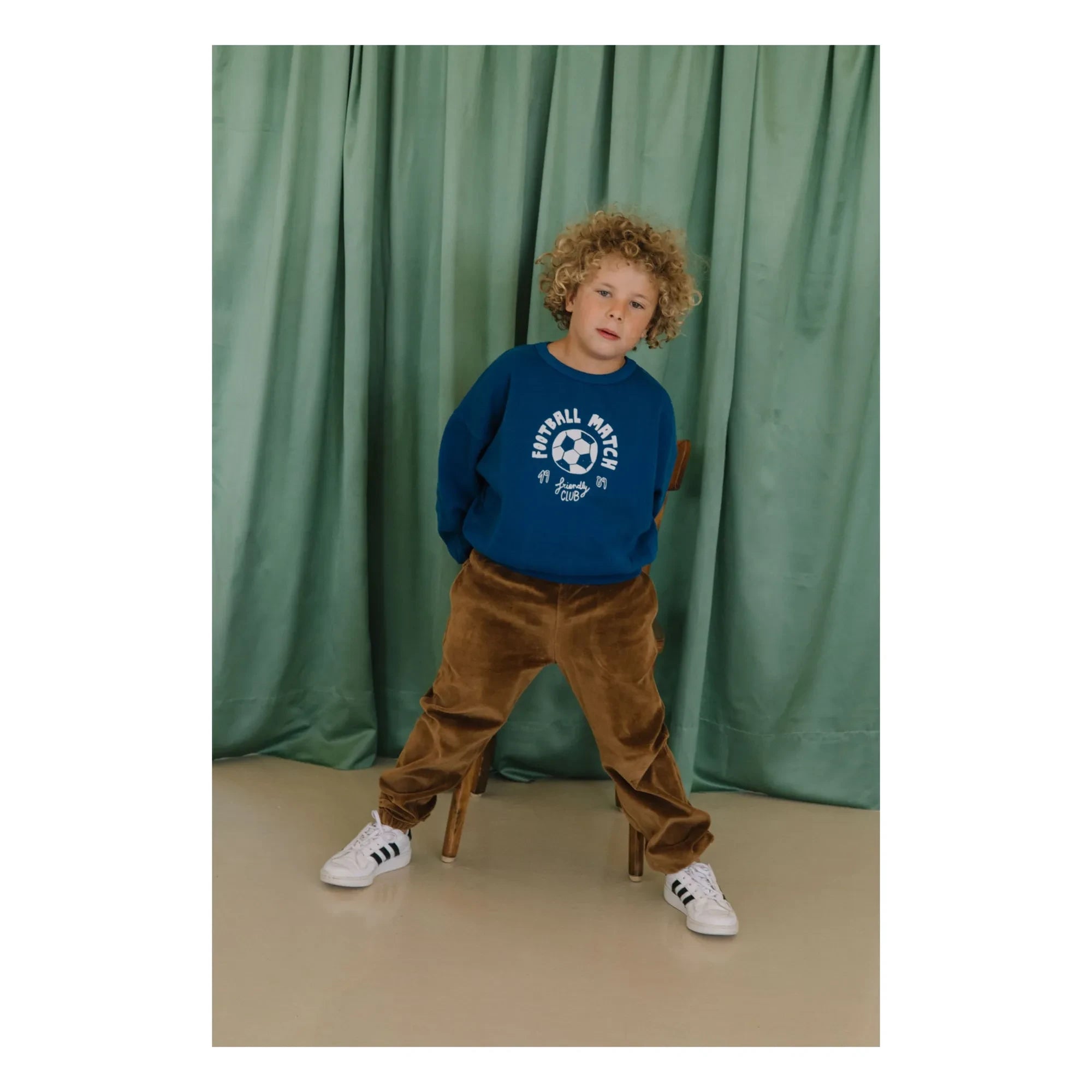We Are Kids - Tony Fußball-Sweatshirt Bio-Baumwolle | Nachtblau