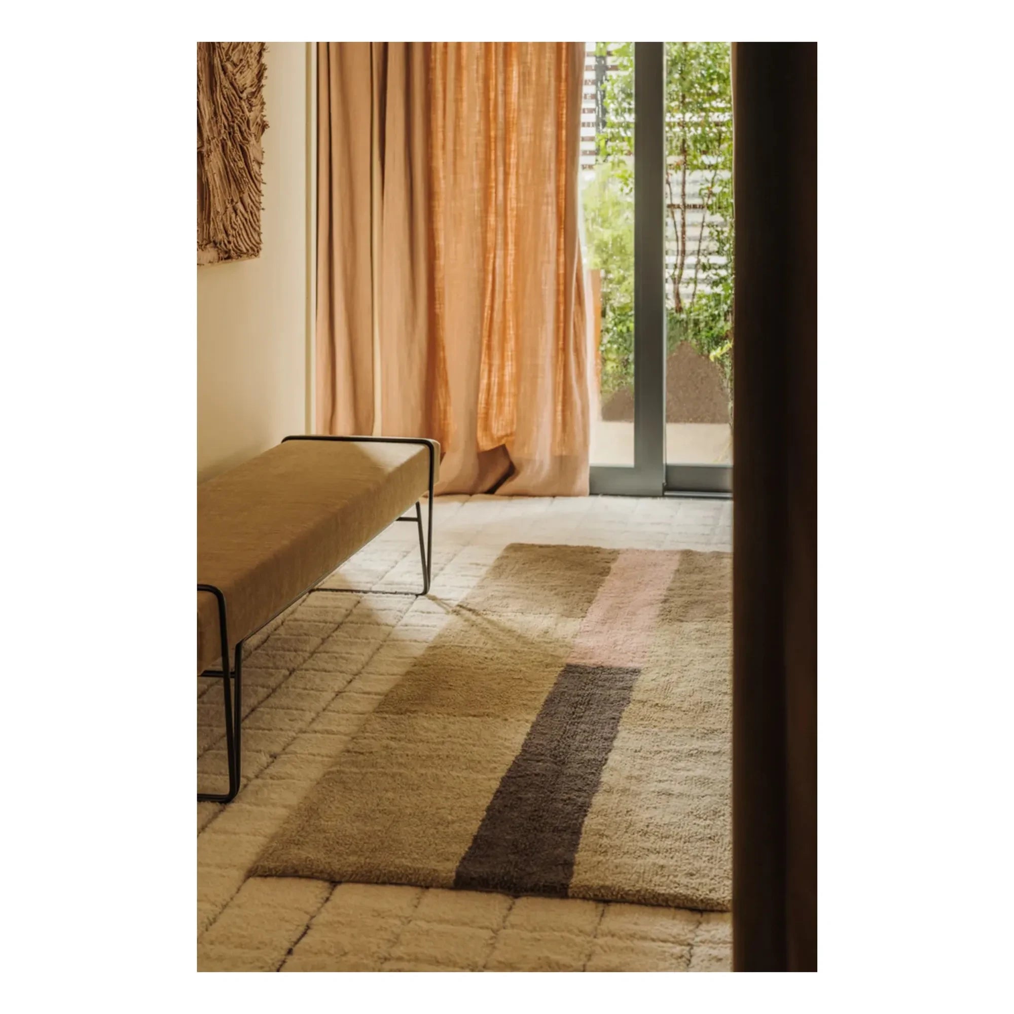 Lorena Canals - Woll-Läufer Teppich Chroma | Grün