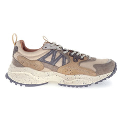 Flower Mountain - Solin Uni Wildleder und Nylon Sneaker | Grau