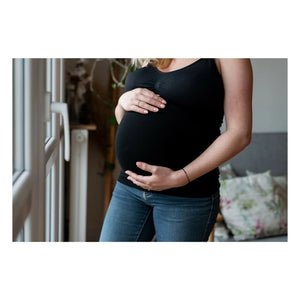 Mama Hangs - Stirnband für Babys ab der Geburt | Schwarz