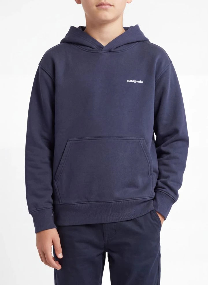Patagonia - Logo Hoodie | Blau