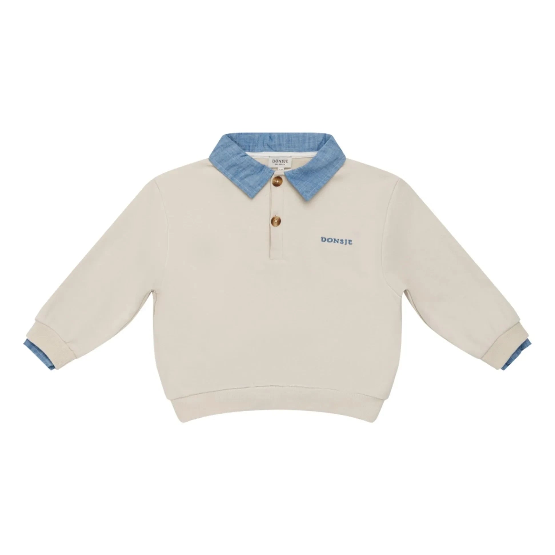 Donsje - Priem Bio-Baumwoll-Sweatshirt | Ecru