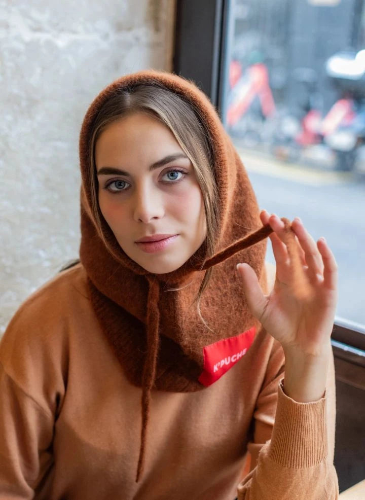 K'puche - Kim Alpaka Kapuzenpullover | Camel