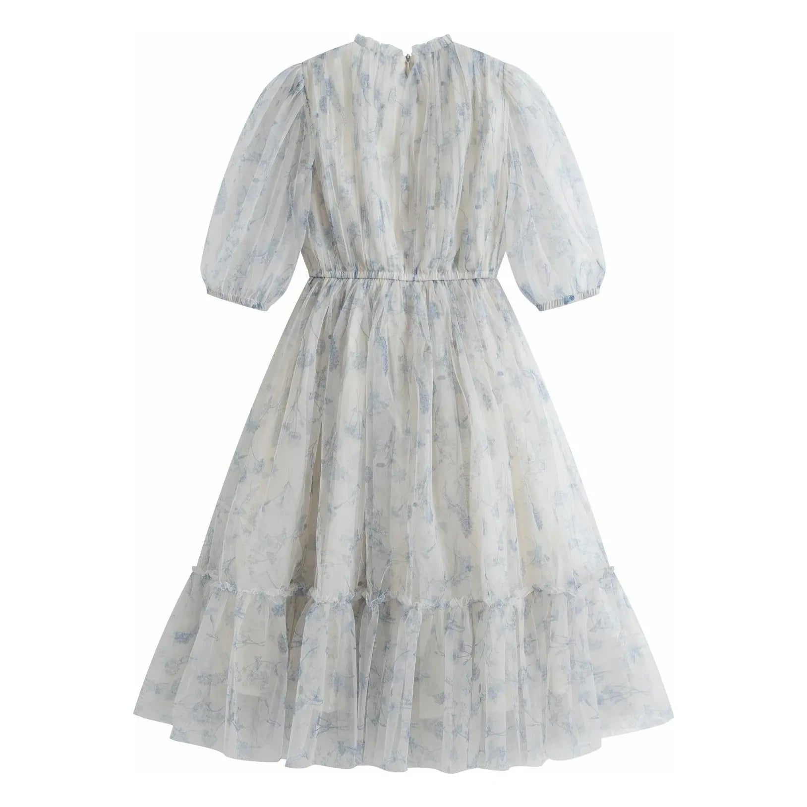 C'era Una Volta - Donna Fleurie Kleid | Graublau