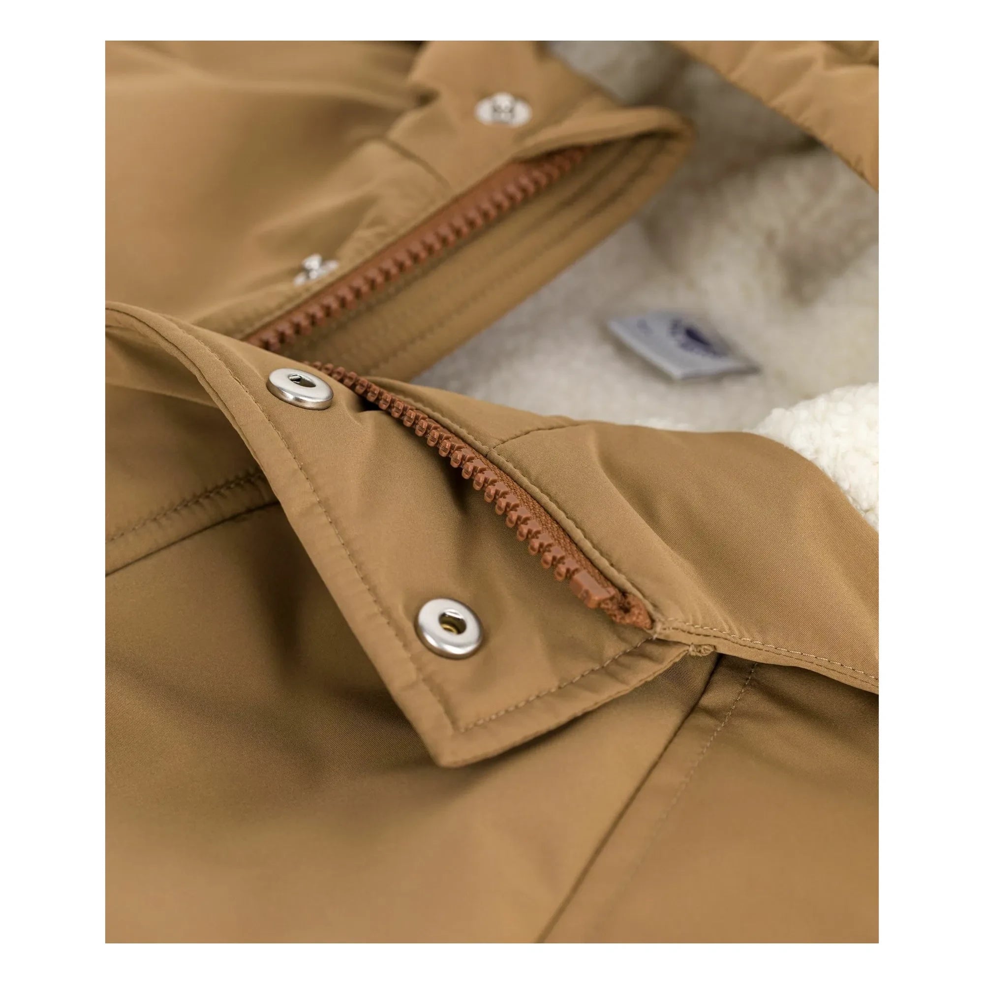 Petit Bateau - Gerader langer Parka | Braun