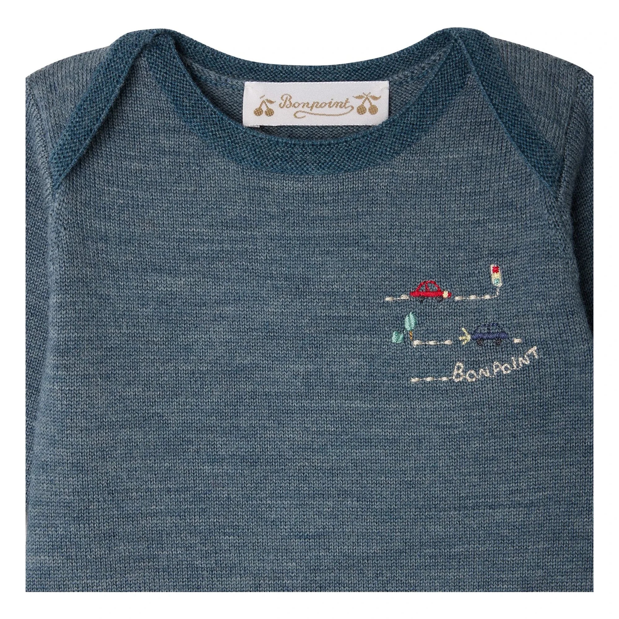Bonpoint - Cielo Woll-Jumpsuit | Marineblau